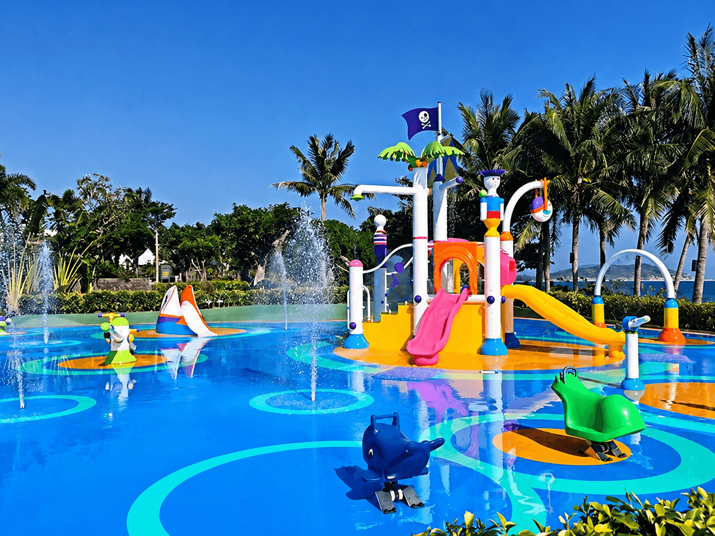 PU binder for water park and poolside rubber surfacing