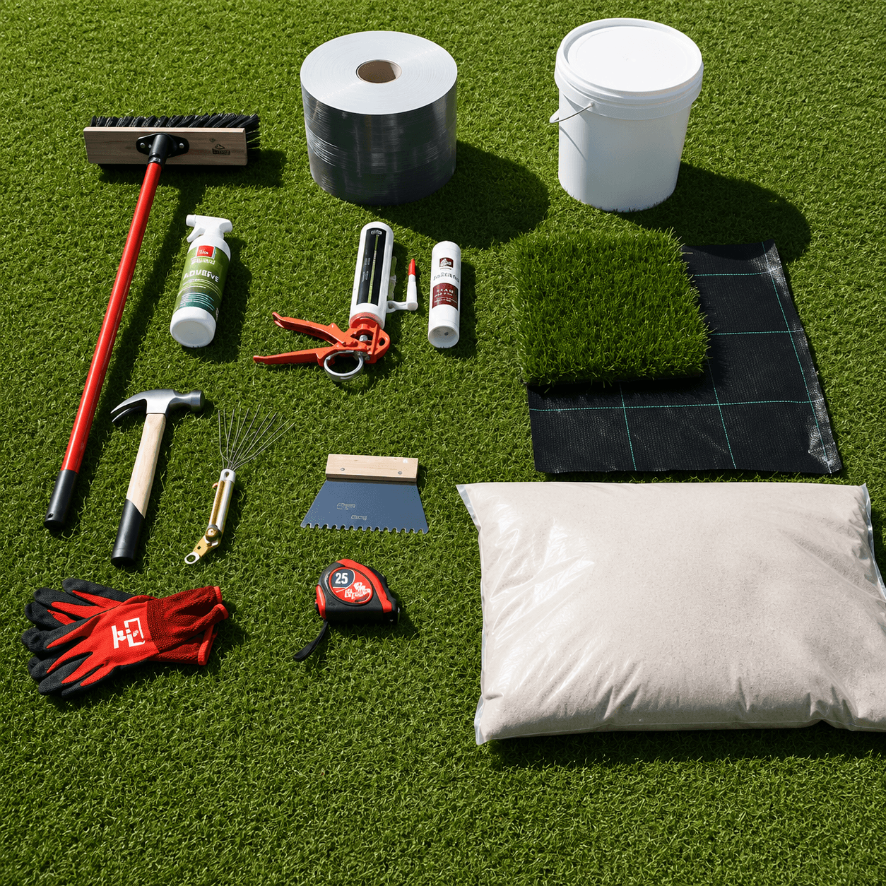 Artificial turf installation guidance