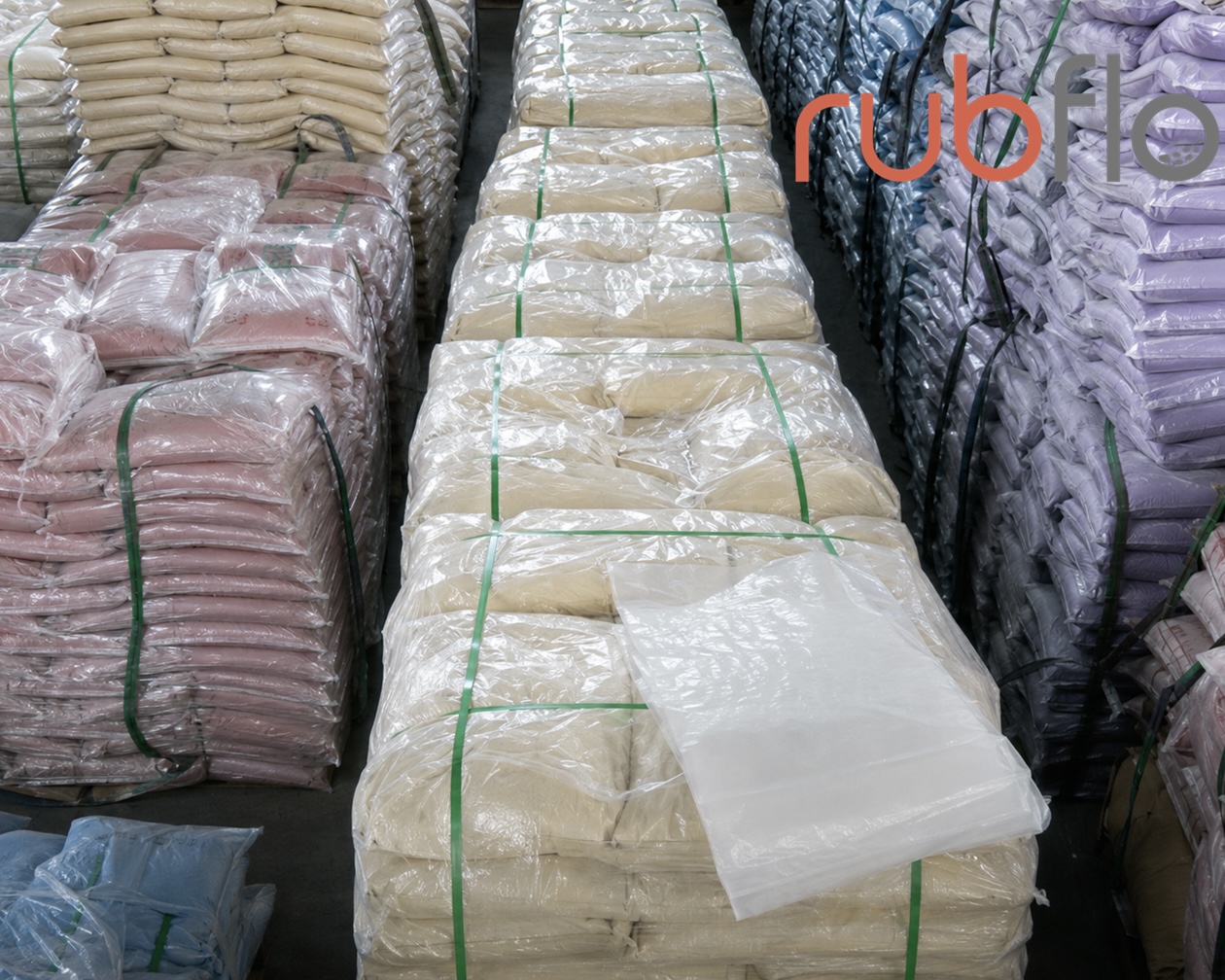 Rubflo material supply and delivery planning