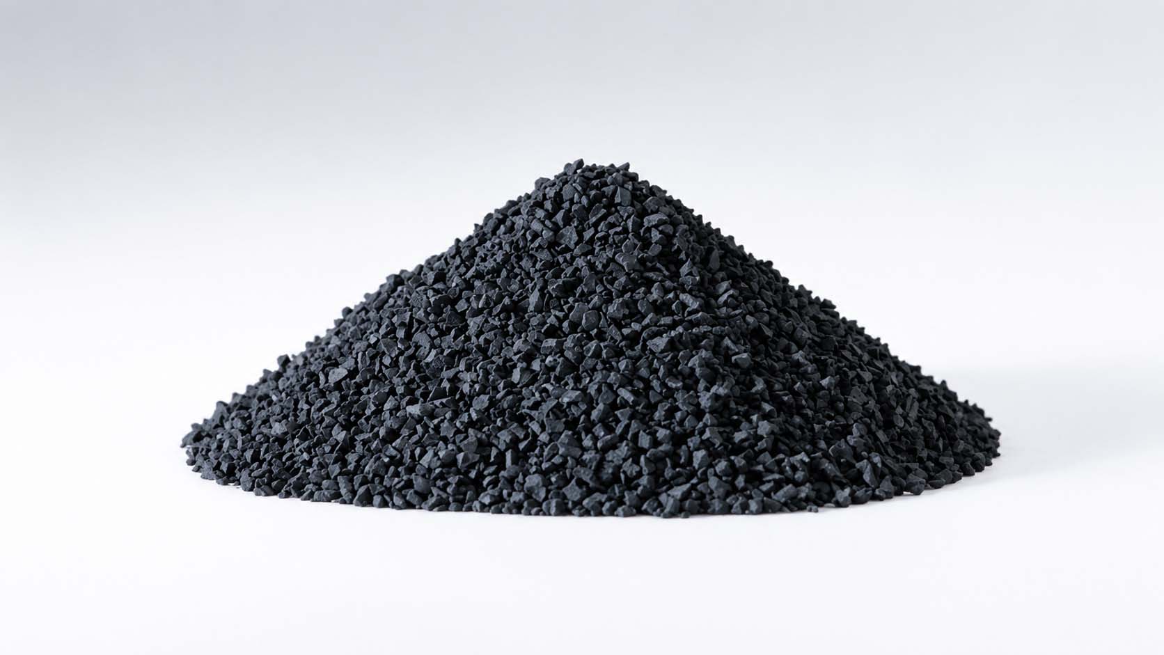 Black SBR rubber granules