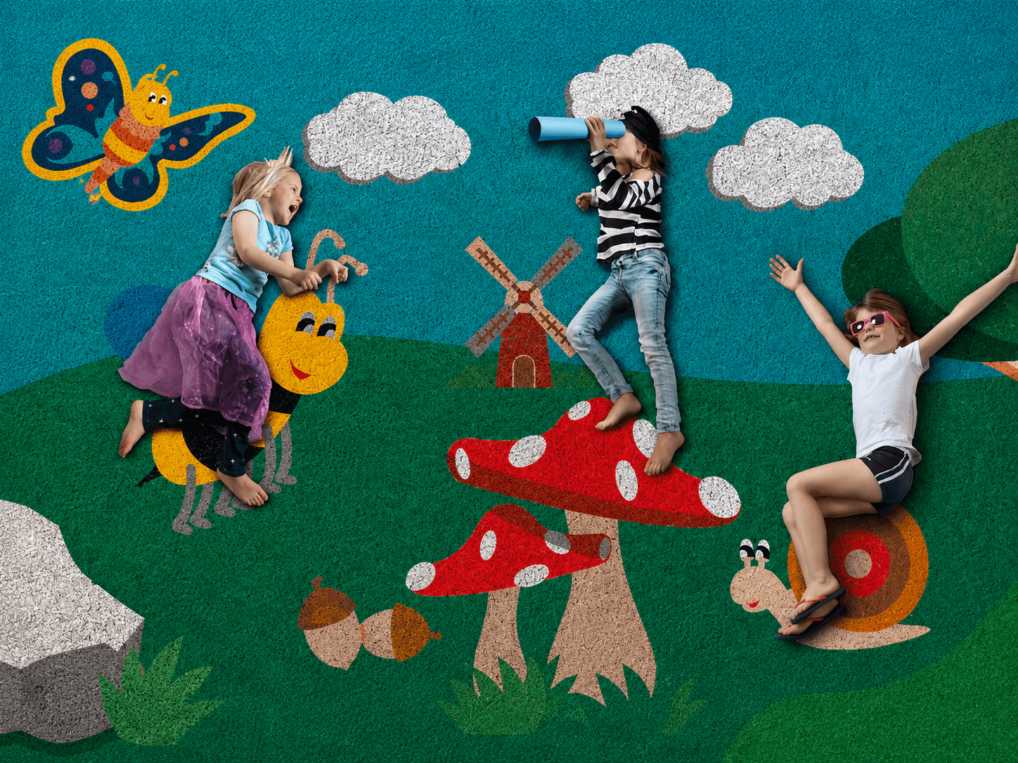 Custom 2D EPDM playground graphics