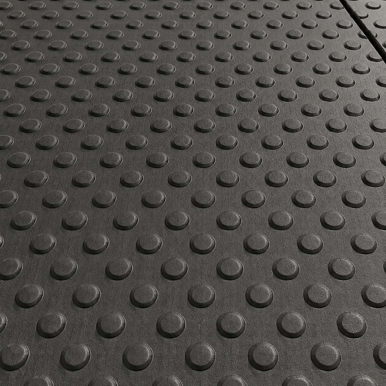 Rubflo embossed surface rubber tile option