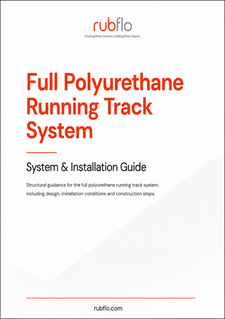 Full Polyurethane Running Track System booklet cover