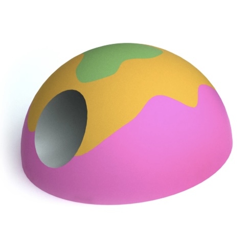3D playground hill and custom play form example 4