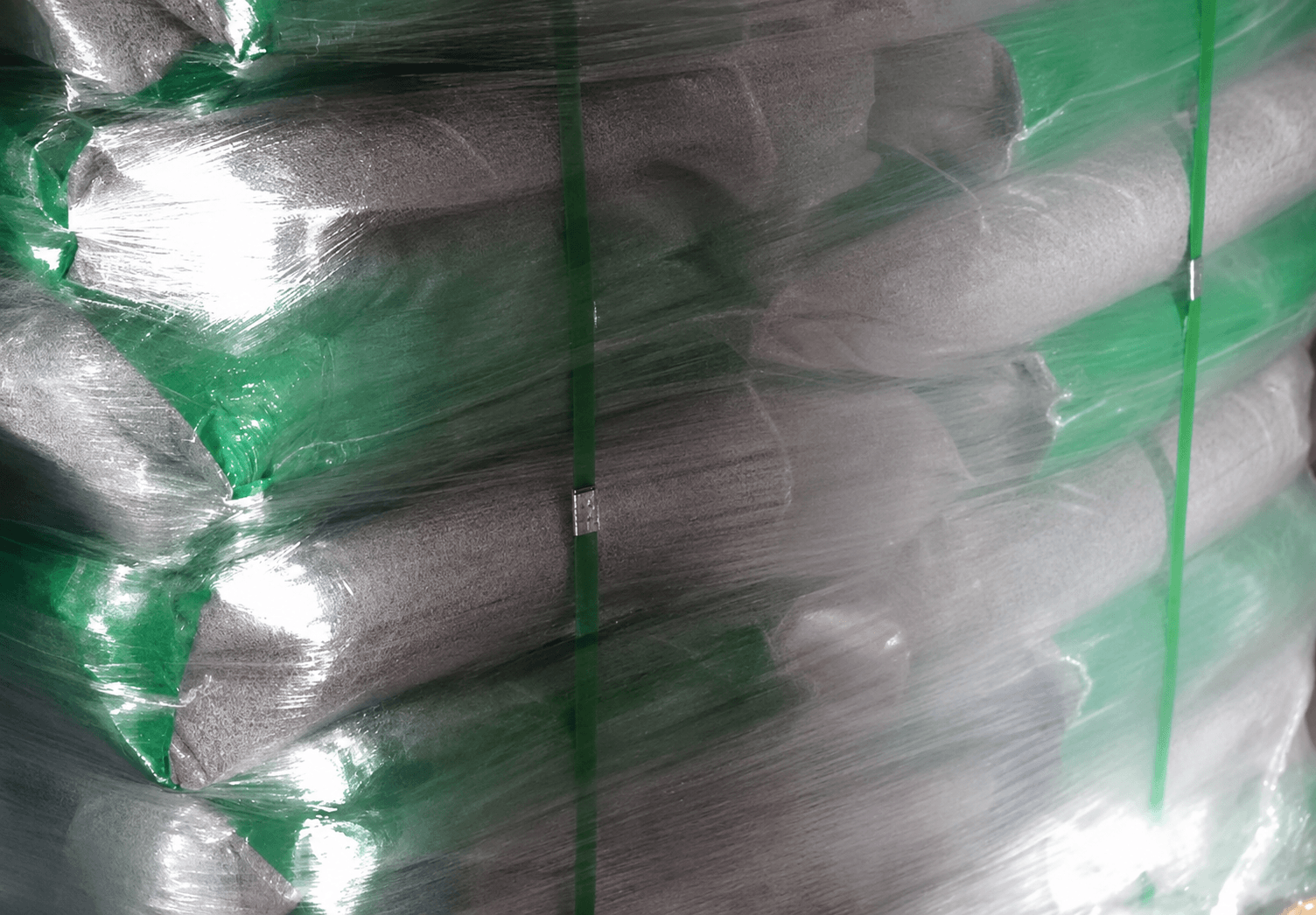 Packaging and delivery coordination for rubber flooring systems