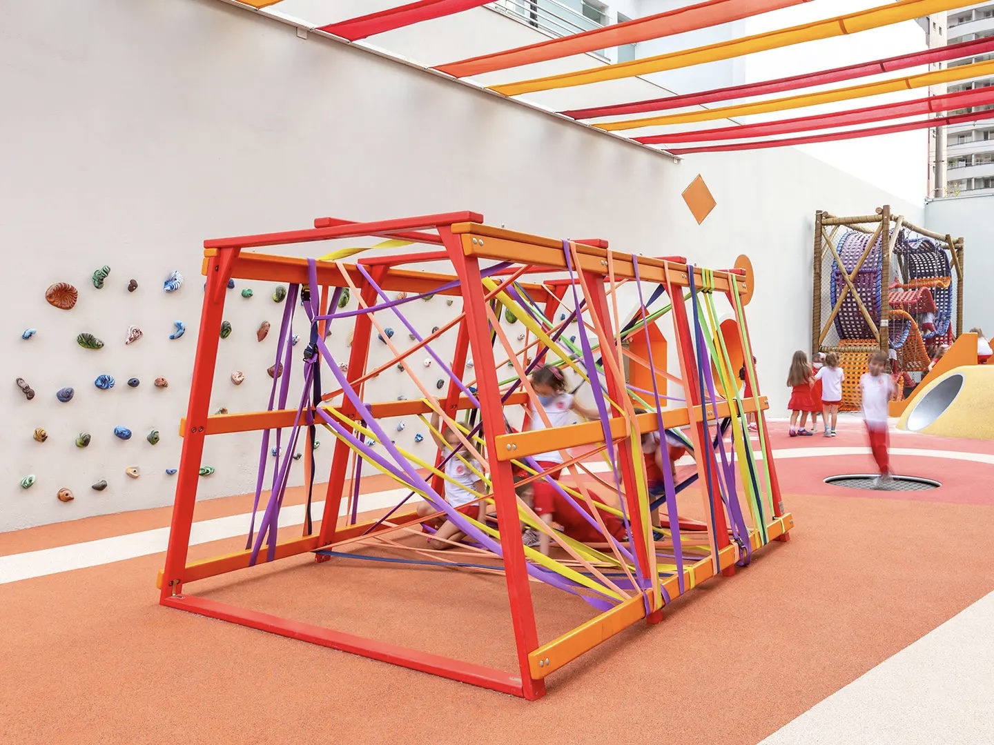 Custom EPDM color combinations for playground design