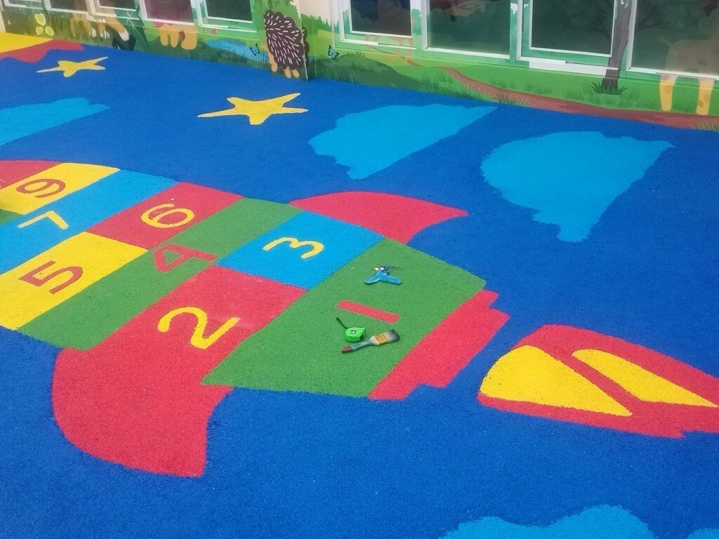 Custom playground themes and EPDM graphics