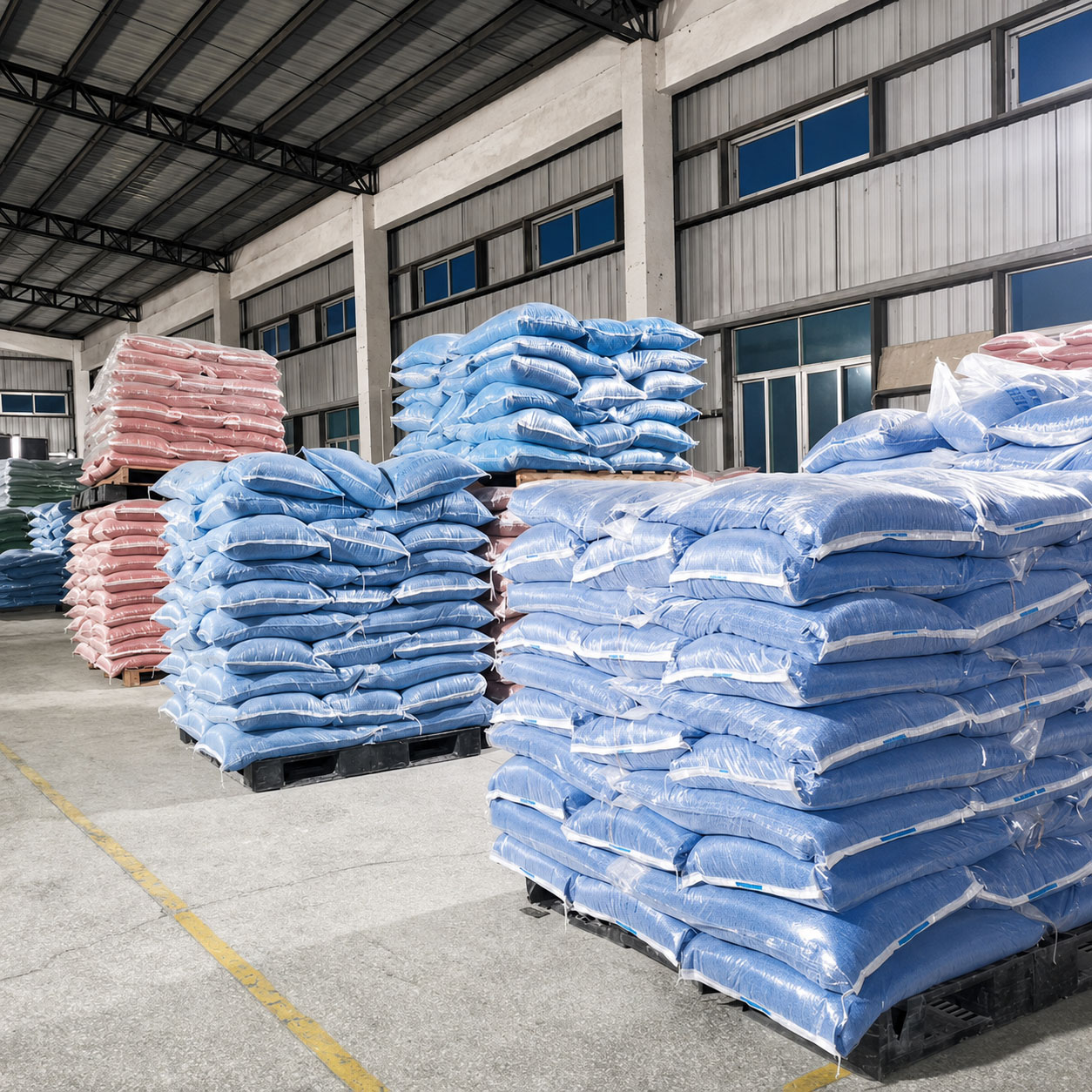Rubflo material supply and delivery planning