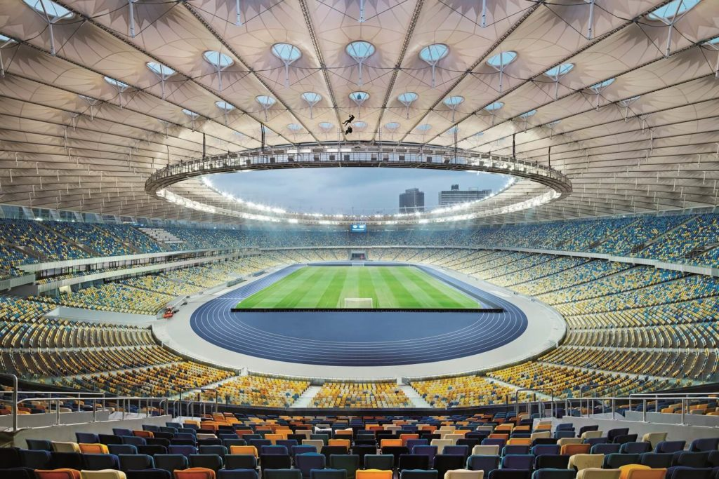 Stadio Olimpico full polyurethane running track project in Rome Italy