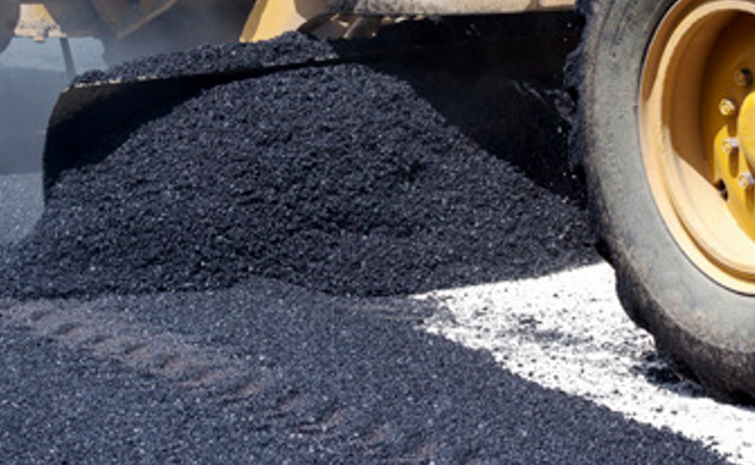 SBR rubber granules for road construction