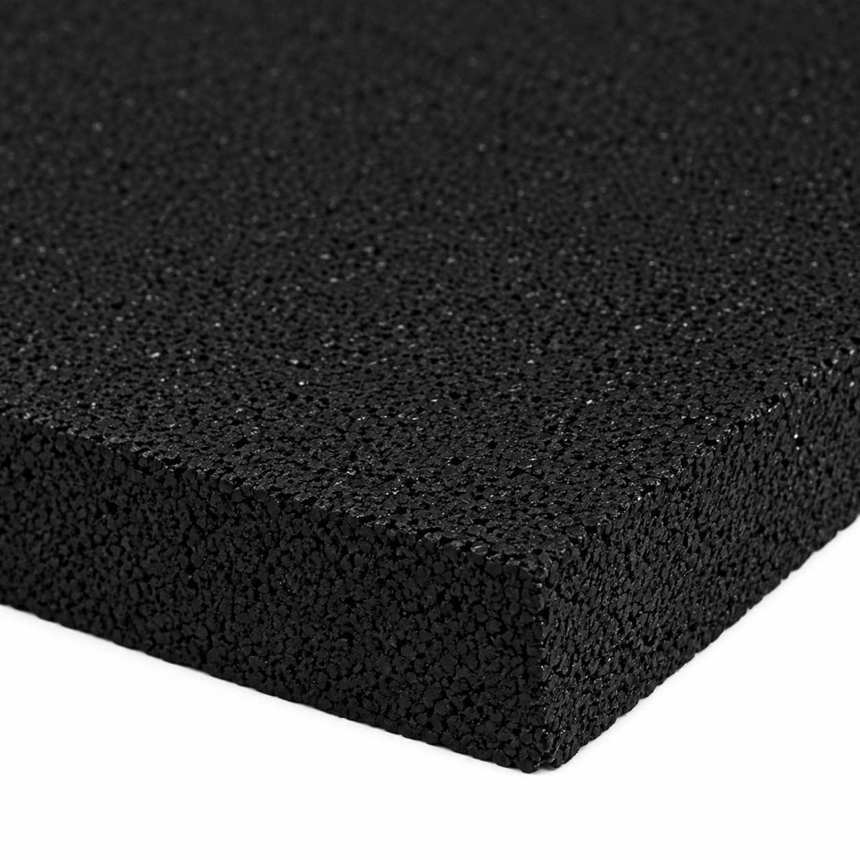 Rubflo single-layer rubber tile structure