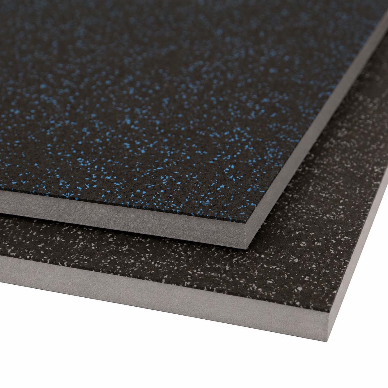 Rubflo straight edge rubber tile option