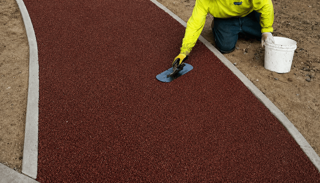 Wet-Pour EPDM Flooring System-solutions